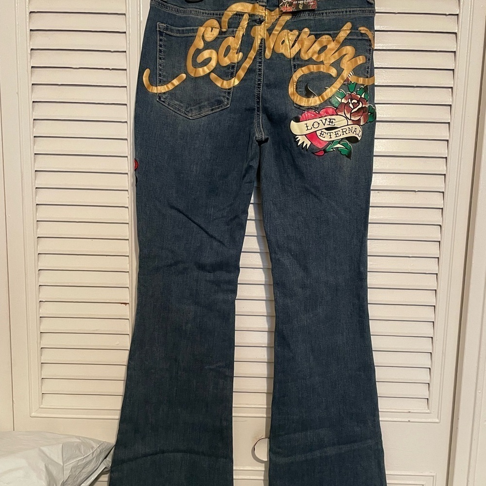 Ed hardy NYC slim flare jean - Picture 5 of 8